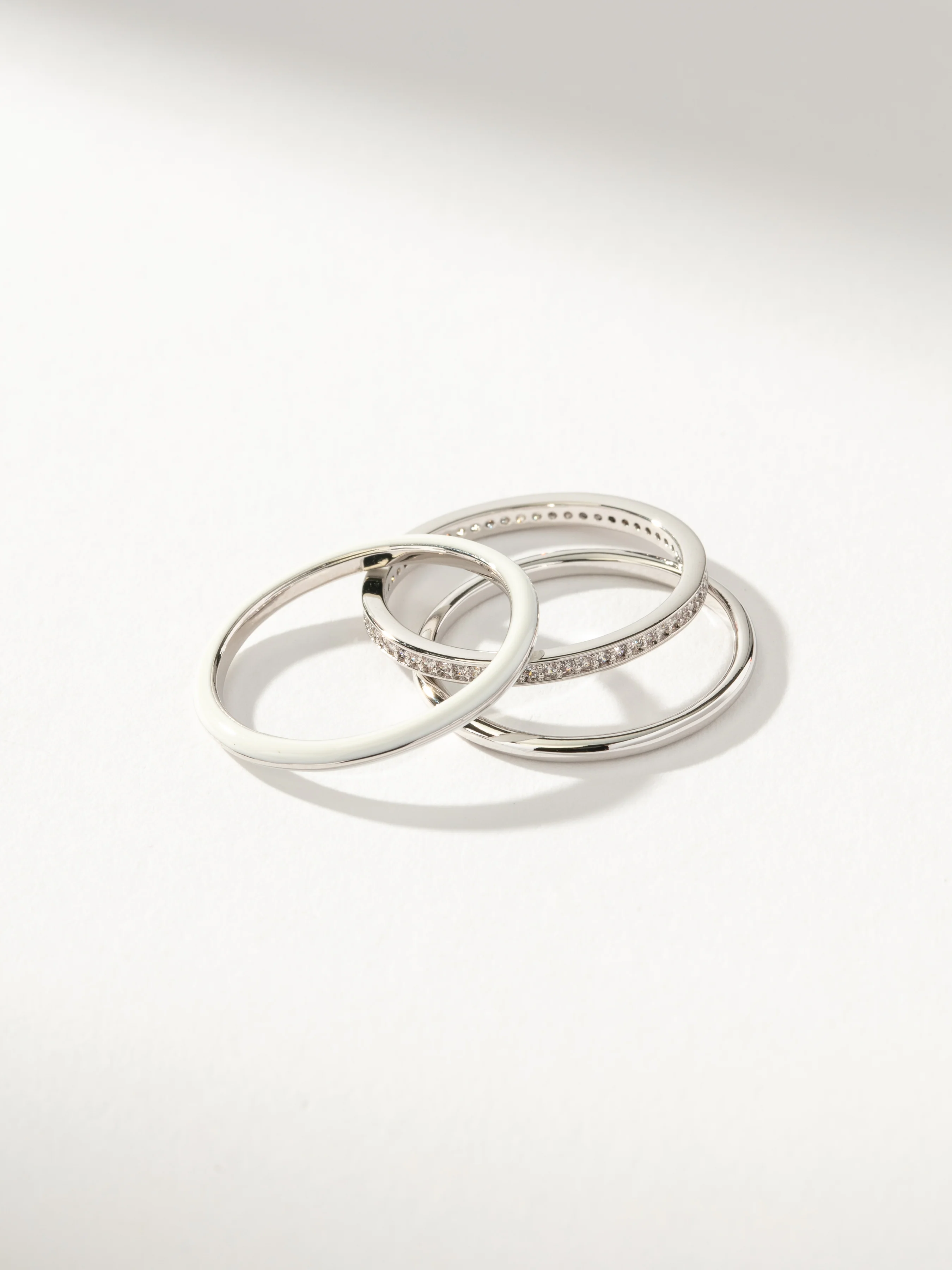 White Hot Forever Ring (Set of 3) - Image 6