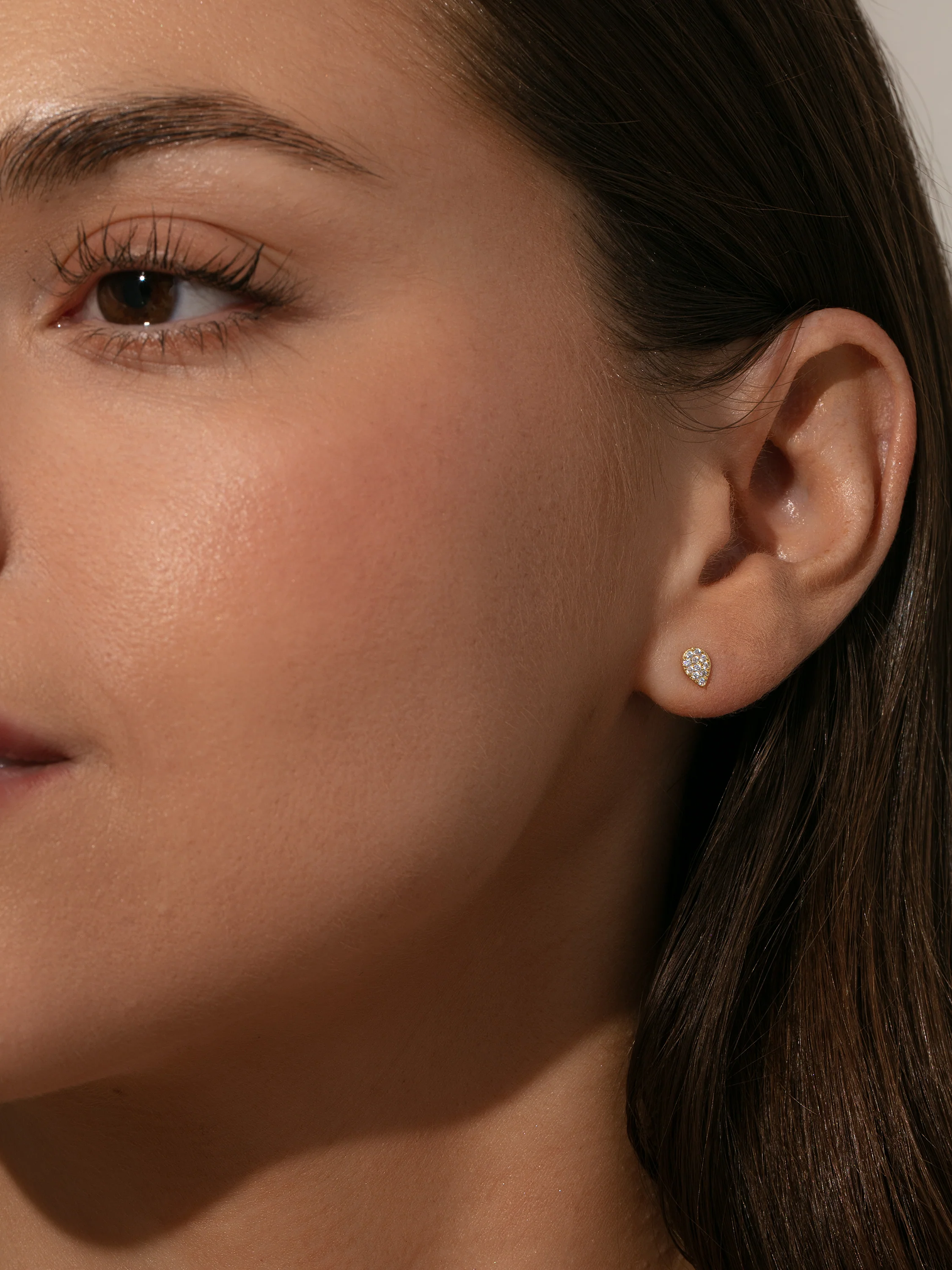 Wishful Pavé Stud Earrings - Image 2