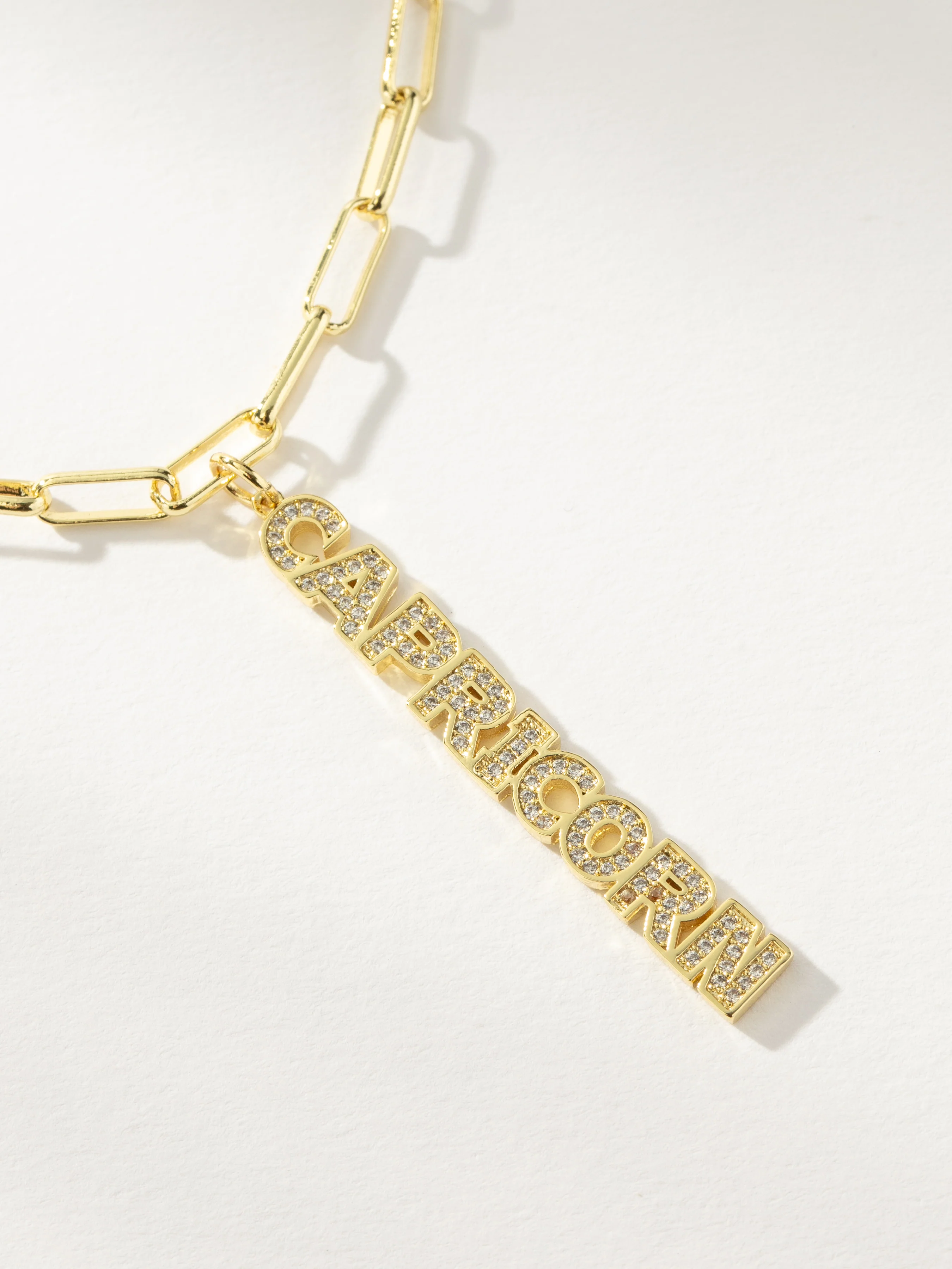 Zodiac Nameplate Pendant Necklace - Image 10