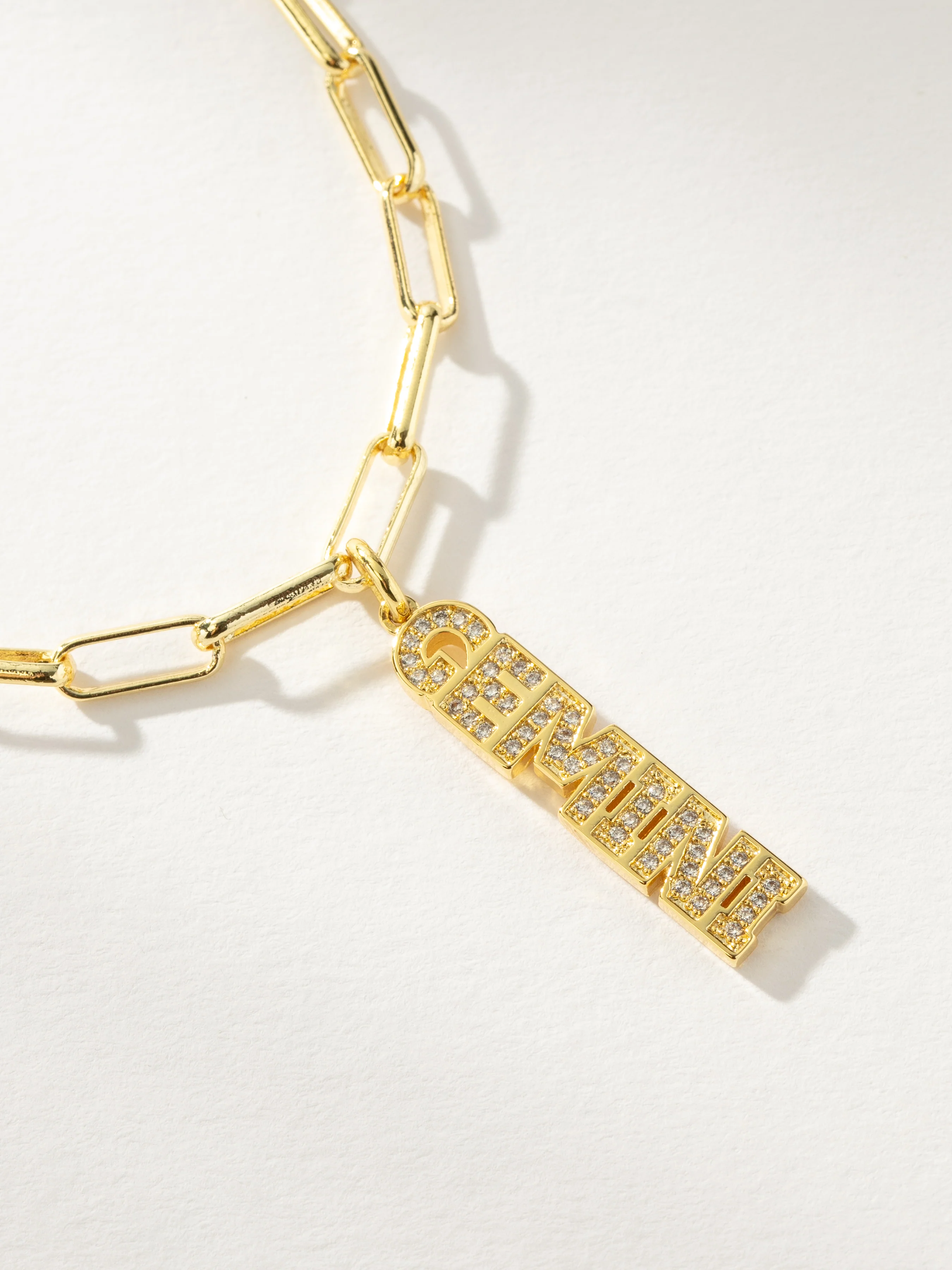 Zodiac Nameplate Pendant Necklace - Image 11