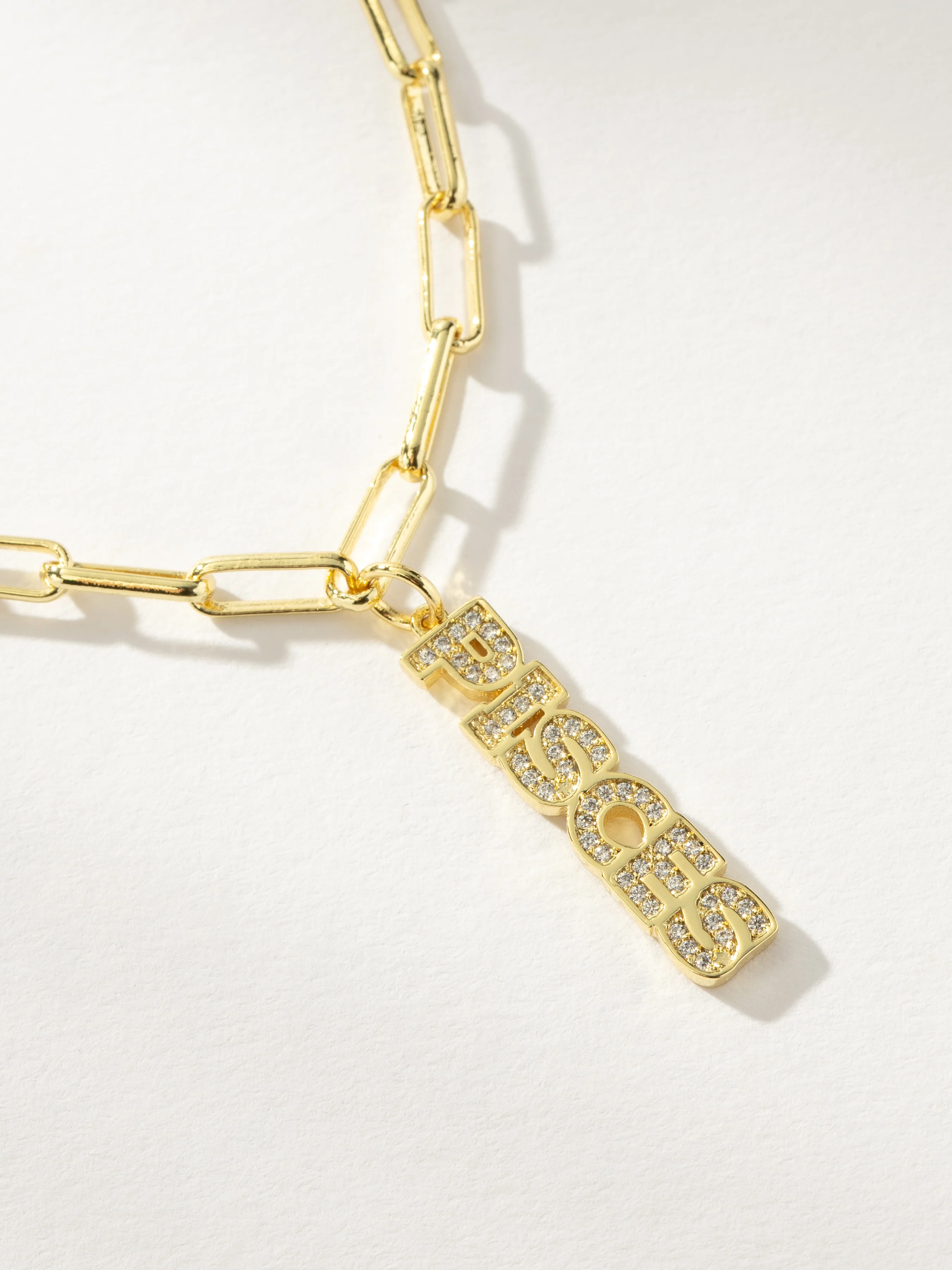 Zodiac Nameplate Pendant Necklace - Image 14