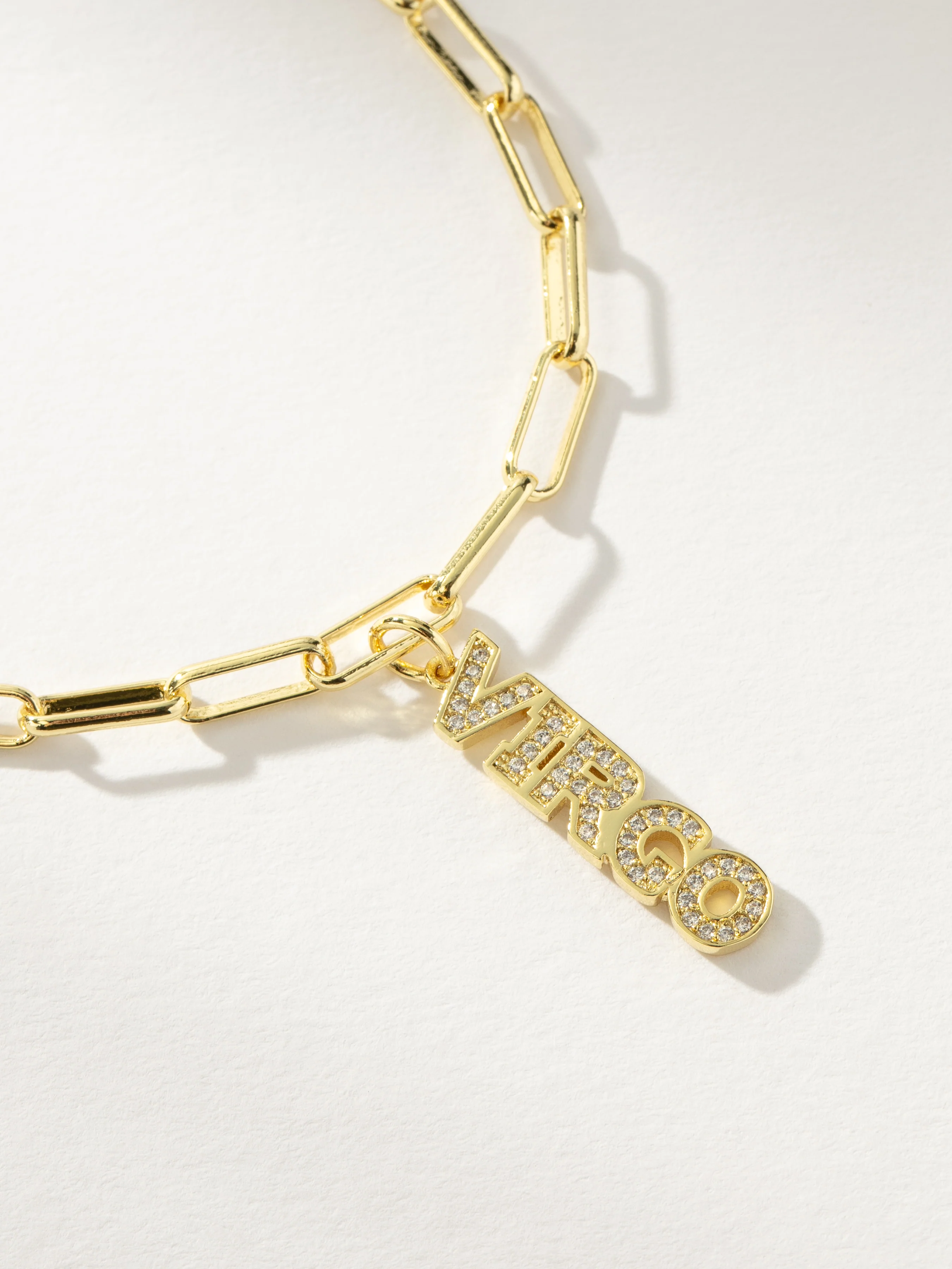 Zodiac Nameplate Pendant Necklace - Image 17