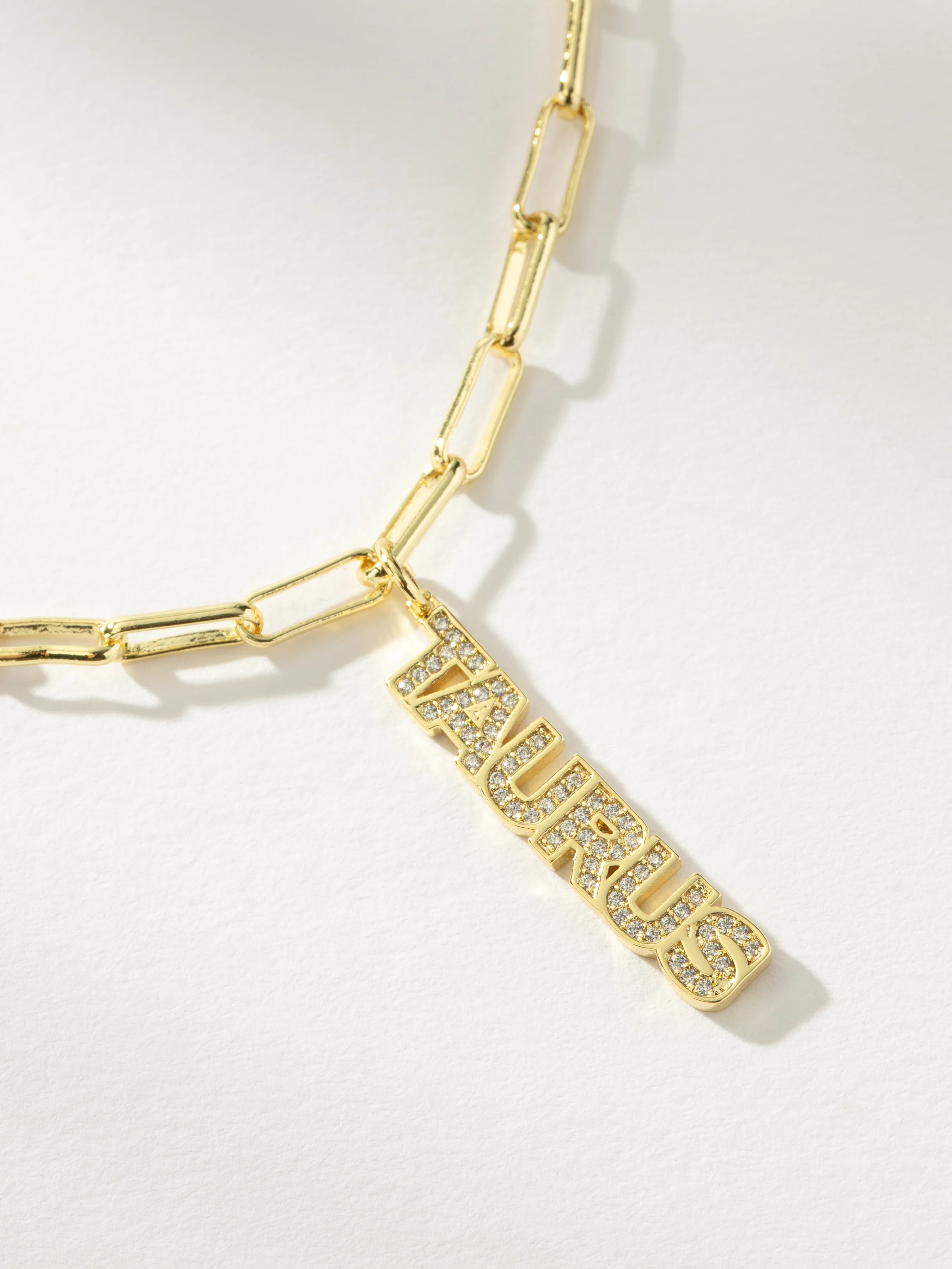 Zodiac Nameplate Pendant Necklace - Image 6